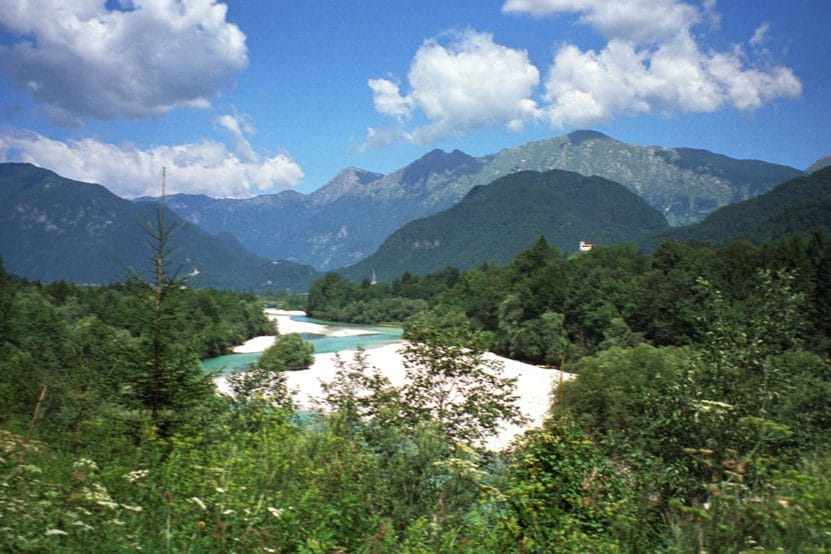 Das Soča-Tal in Slowenien: türkisblaue Ruhe abseits der Adria-Menschenmassen